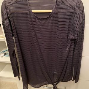Lululemon tie knot long sleeve top
